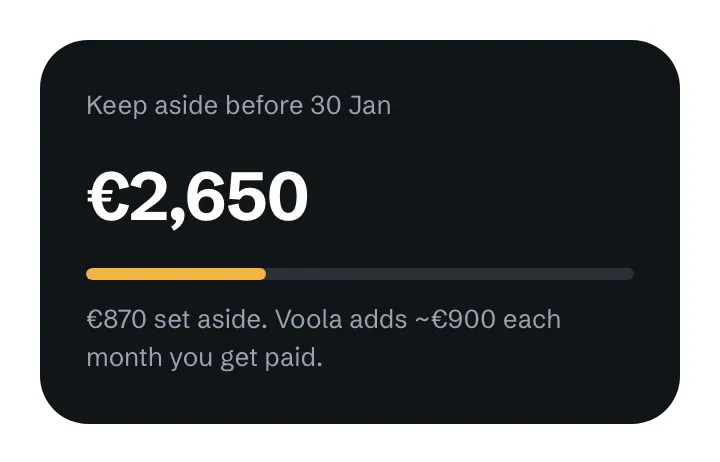Ecranul Calendar, cu termenele fiscale care urmează